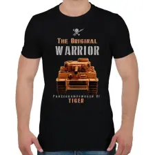 PRINTFASHION the original warrior tiger - Férfi póló - Fekete férfi póló