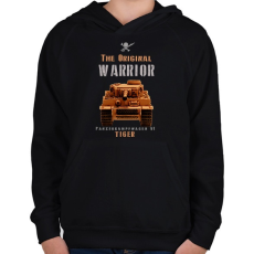 PRINTFASHION the original warrior tiger - Gyerek kapucnis pulóver - Fekete