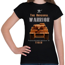 PRINTFASHION the original warrior tiger - Női póló - Fekete női póló