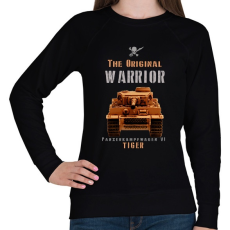PRINTFASHION the original warrior tiger - Női pulóver - Fekete