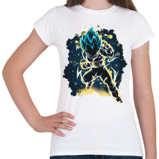 PRINTFASHION The Prince Saiyan - Női póló - Fehér