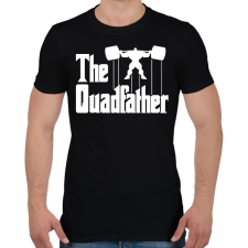 PRINTFASHION The quadfather - Férfi póló - Fekete férfi póló