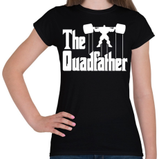 PRINTFASHION The quadfather - Női póló - Fekete