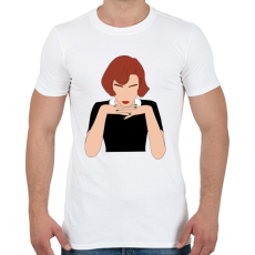 PRINTFASHION The Queen's Gambit - Férfi póló - Fehér