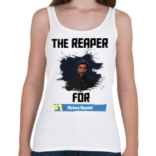 PRINTFASHION The Reaper - Női atléta - Fehér női trikó