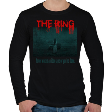 PRINTFASHION the ring - Férfi hosszú ujjú póló - Fekete