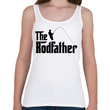 PRINTFASHION The Rodfather Fekete - Női atléta - Fehér női trikó