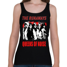 PRINTFASHION THE RUNAWAYS STENCIL - Női atléta - Fekete