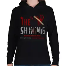 PRINTFASHION the shining poster style - Női kapucnis pulóver - Fekete női pulóver, kardigán