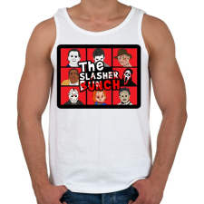 PRINTFASHION The Slasher Bunch - Férfi atléta - Fehér atléta, trikó