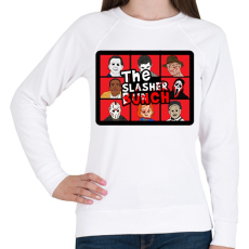 PRINTFASHION The Slasher Bunch - Női pulóver - Fehér