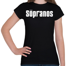 PRINTFASHION The Sopranos - Női póló - Fekete női póló