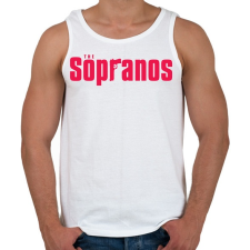 PRINTFASHION The Sopranos Original - Férfi atléta - Fehér atléta, trikó