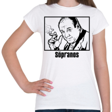 PRINTFASHION The Sopranos Tony - Női póló - Fehér