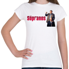 PRINTFASHION The sopranos - Tony - Női póló - Fehér női póló