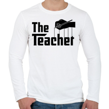 PRINTFASHION The teacher - Férfi hosszú ujjú póló - Fehér férfi póló