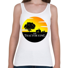 PRINTFASHION The Tractor King - Női atléta - Fehér