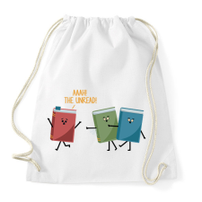 PRINTFASHION The unread! - Sportzsák, Tornazsák - Fehér tornazsák