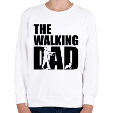 PRINTFASHION The walking dad - Gyerek pulóver - Fehér gyerek pulóver, kardigán