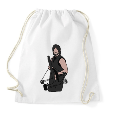 PRINTFASHION The Walking Dead - Daryl - Sportzsák, Tornazsák - Fehér tornazsák