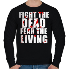 PRINTFASHION The Walking Dead - Férfi pulóver - Fekete férfi pulóver, kardigán