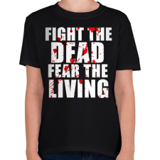 PRINTFASHION The Walking Dead - Gyerek póló - Fekete gyerek póló