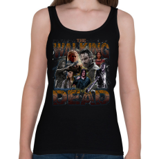 PRINTFASHION The Walking Dead vintage - Női atléta - Fekete