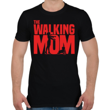 PRINTFASHION The Walking Mom - Férfi póló - Fekete férfi póló
