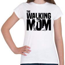 PRINTFASHION The Walking Mom - Női póló - Fehér női póló