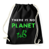 PRINTFASHION THERE IS NO PLANET B - Sportzsák, Tornazsák - Fekete