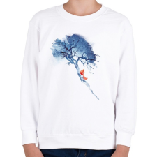 PRINTFASHION There's no way back - Gyerek pulóver - Fehér gyerek pulóver, kardigán