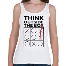 PRINTFASHION Think outside the BOX! - Női atléta - Fehér