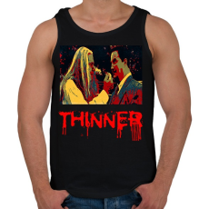 PRINTFASHION THINNER - Férfi atléta - Fekete