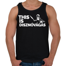 PRINTFASHION This is disznóvágás - Férfi atléta - Fekete atléta, trikó