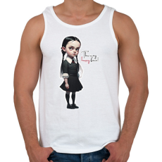 PRINTFASHION This is my happy face! - Wednesday - vicces póló minta - Férfi atléta - Fehér