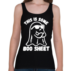 PRINTFASHION This is some BOO SHEET (bullshit) - Női atléta - Fekete
