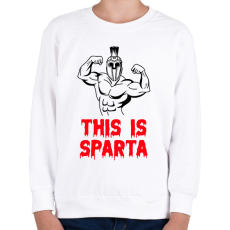 PRINTFASHION This is Sparta 1 - Gyerek pulóver - Fehér