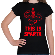 PRINTFASHION This is Sparta 2 - Női póló - Fekete