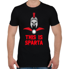 PRINTFASHION This is Sparta 3 - Férfi póló - Fekete férfi póló