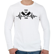 PRINTFASHION This no tor - Férfi hosszú ujjú póló - Fehér férfi póló