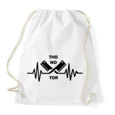 PRINTFASHION This no tor - Sportzsák, Tornazsák - Fehér tornazsák