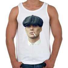 PRINTFASHION Thomas Shelby - Férfi atléta - Fehér atléta, trikó