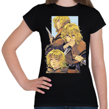 PRINTFASHION Thorfinn - Női póló - Fekete női póló