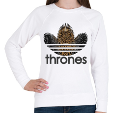 PRINTFASHION Thrones - Női pulóver - Fehér