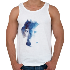 PRINTFASHION Through many storms - Férfi atléta - Fehér