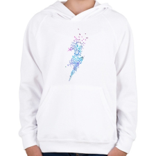 PRINTFASHION Thunderbirds - Gyerek kapucnis pulóver - Fehér gyerek pulóver, kardigán
