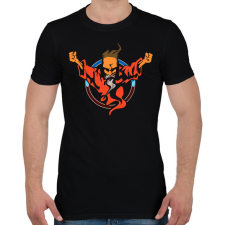 PRINTFASHION Thunderdome - Férfi póló - Fekete férfi póló