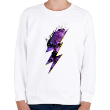 PRINTFASHION Thunderwolf - Gyerek pulóver - Fehér gyerek pulóver, kardigán