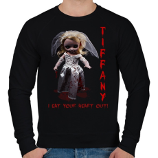 PRINTFASHION tiffany - Férfi pulóver - Fekete