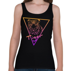 PRINTFASHION Tiger - Női atléta - Fekete